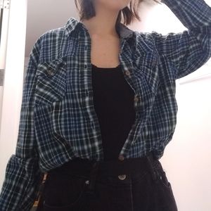 Levi's plaid button-up shirt